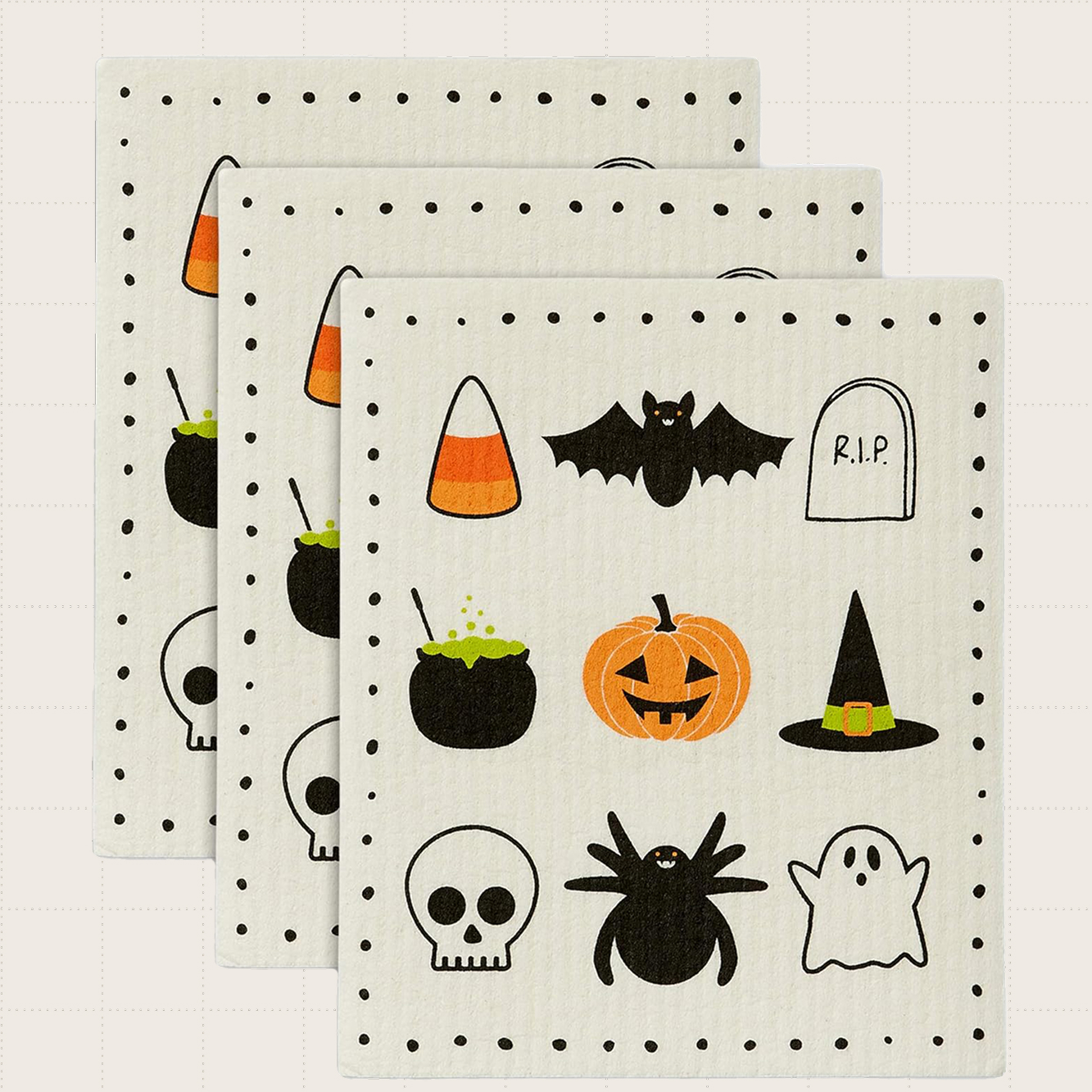 DII Swedish Dishcloths, Three-Pack