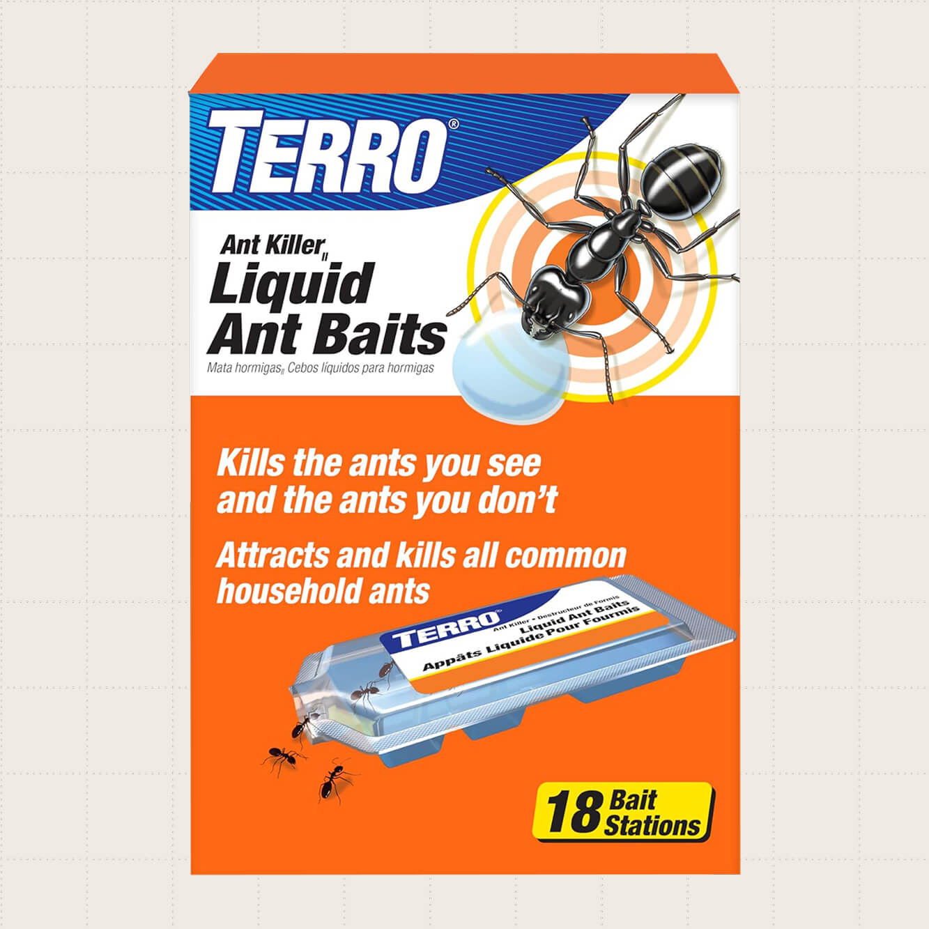 TERRO Ant Killer Bait Stations, 18-Count