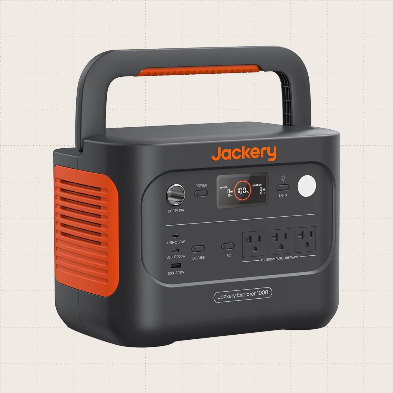 The Jackery Explorer 1000 v2, a portable power station.