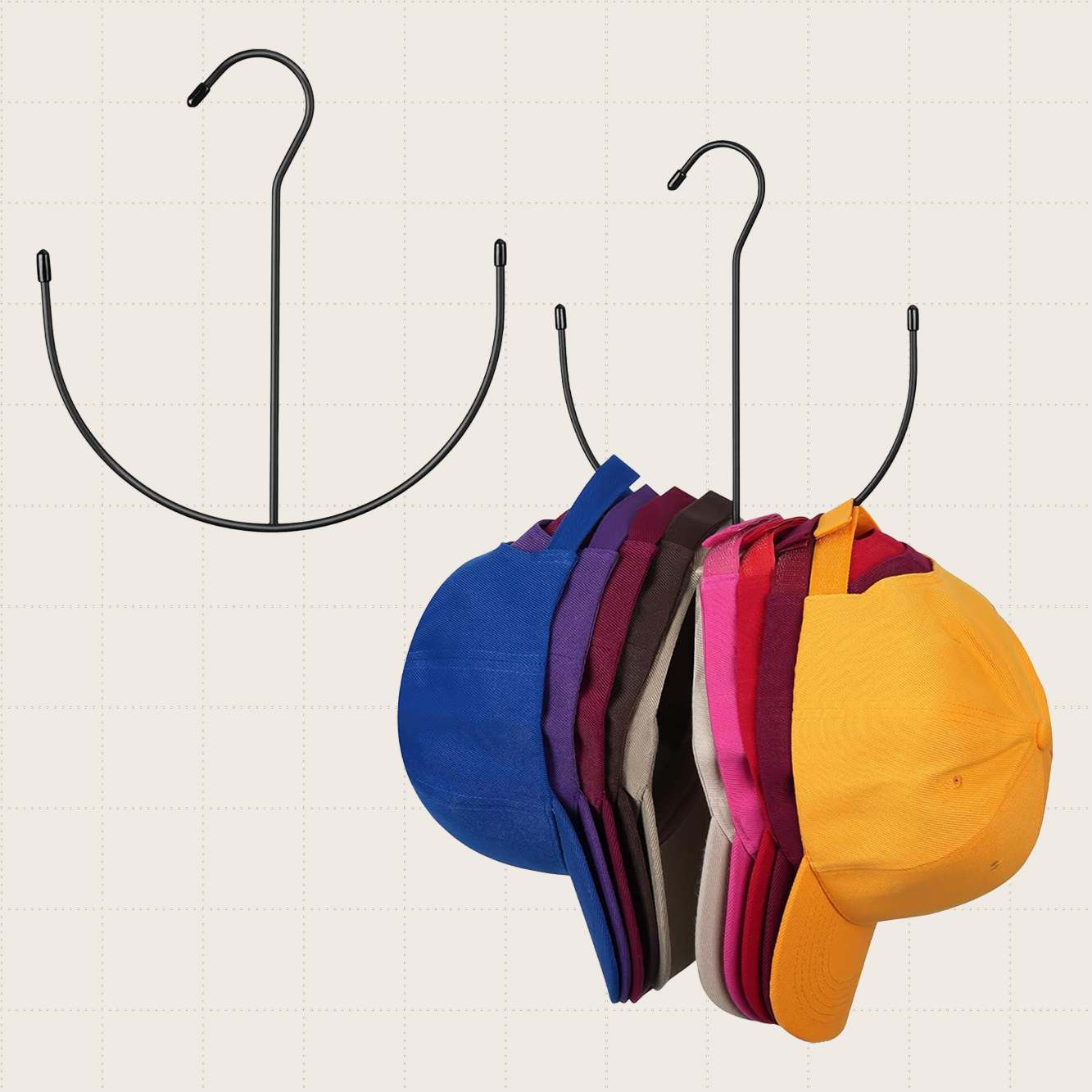 ZEDODIER Hat Hangers, Two-Pack