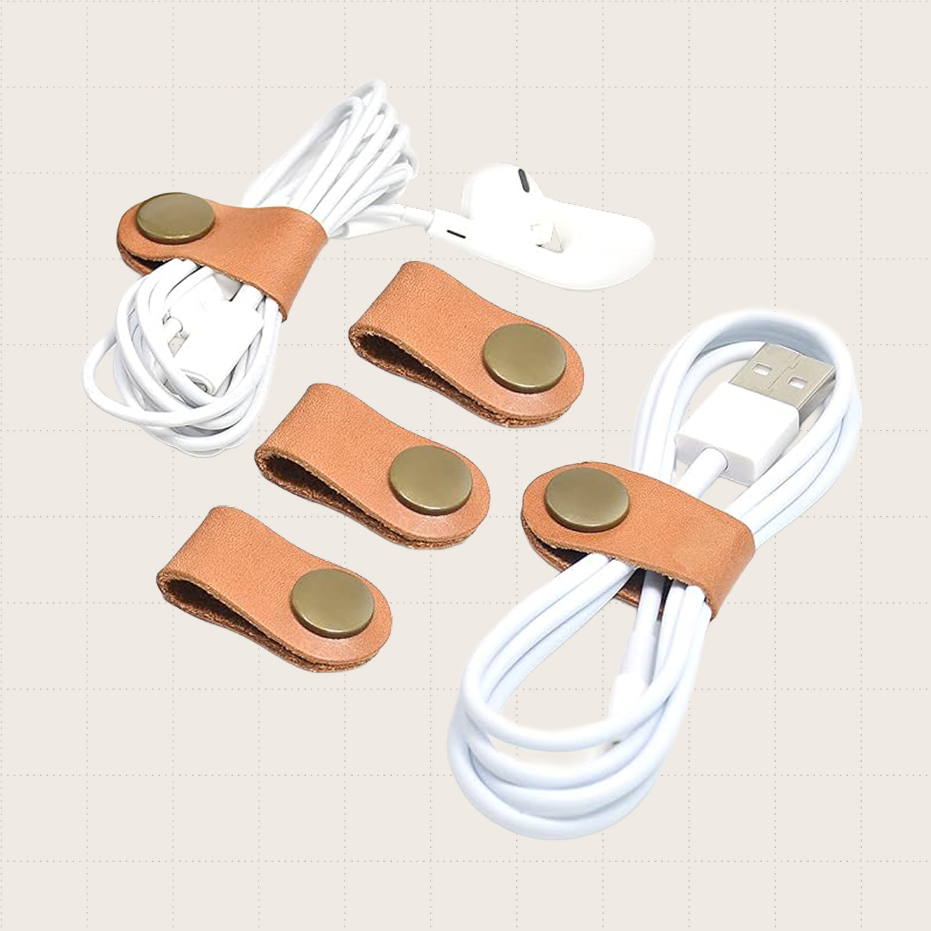 CAILLU Cord Organizers, Five-Pack
