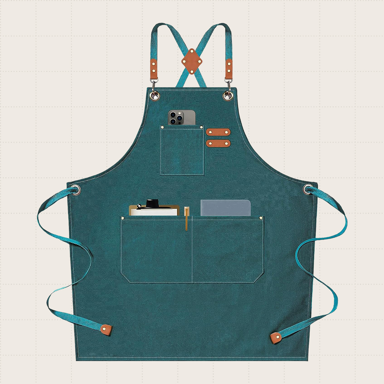 AFUN Cross-Back Heavy-Duty Apron