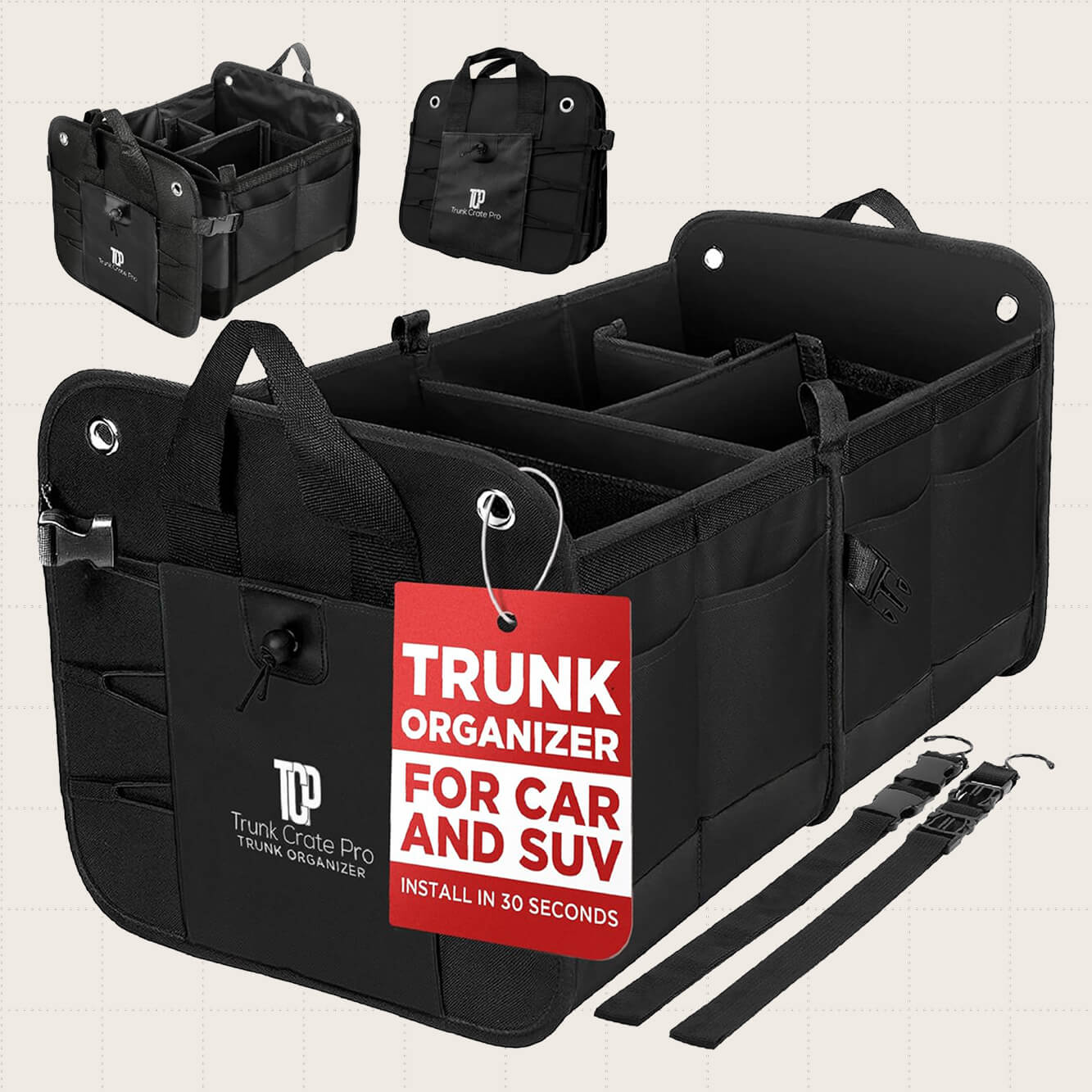 TRUNKCRATEPRO Trunk Organizer